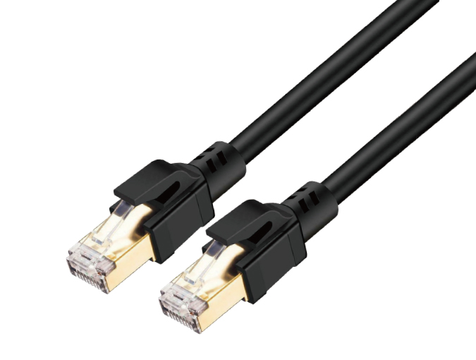 Cat8 STP ethernet cable with RJ45 connector